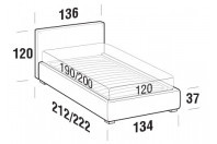 Beds Illy French bed with FLOOR bed frame