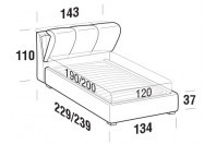 Beds Inside French bed with FLOOR bed frame