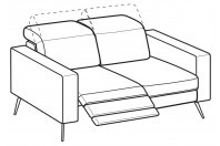 Sofas Christopher 2-er sofa with 1 relax