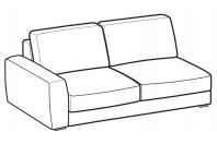 Sofas Magyster 3-er lateral element