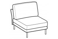 Sofas Nicole 1-er small central element