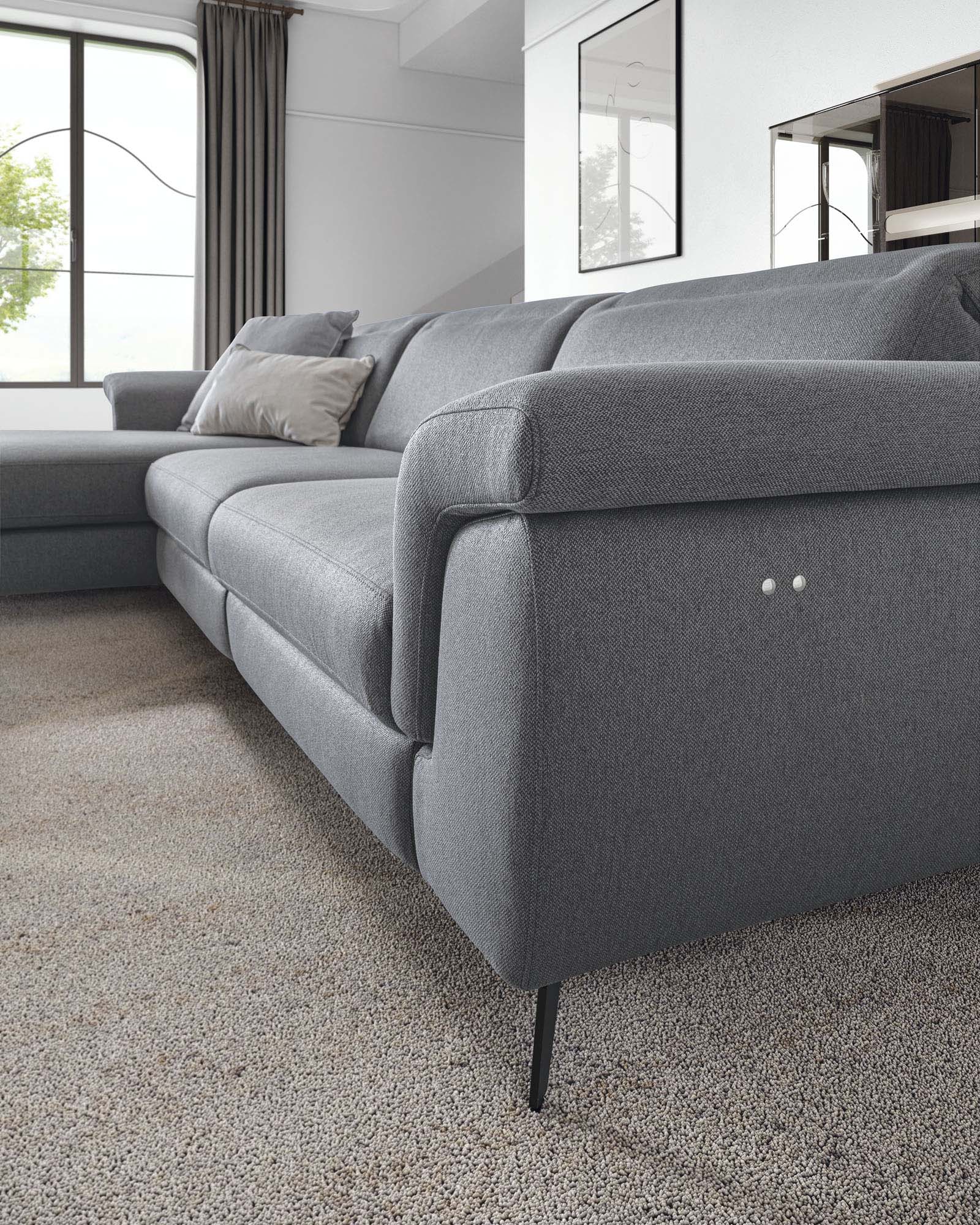 Dettaglio dei pulsanti che azionano il meccanismo relax LeComfort