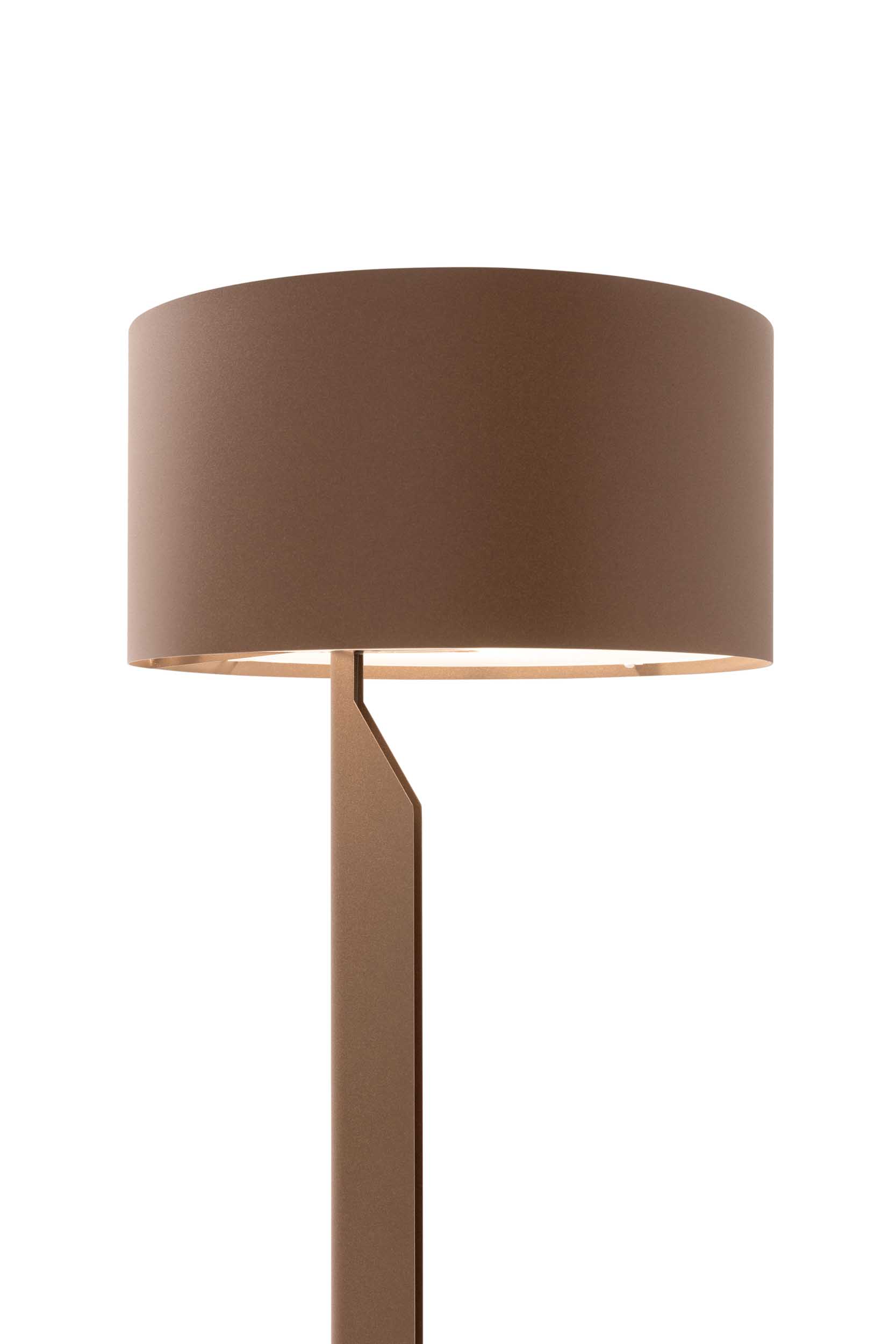 Lampada da terra Willowy di colore Corten
