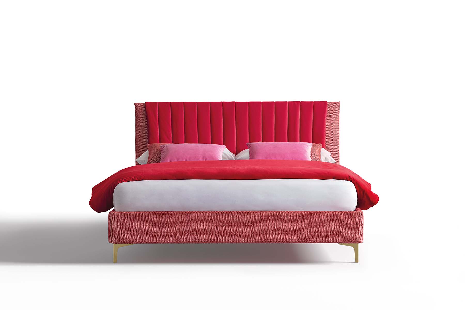 Letto Phlox salvaspazio con piedini alti